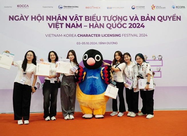 Sôi động “Ngày hội Nhân vật biểu tượng và Bản quyền Việt Nam - Hàn Quốc 2024”