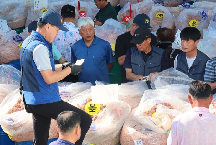 Phiên đấu giá mắm tép thơm ngon
