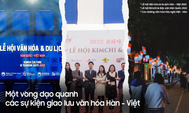 Một vòng dạo quanh các sự kiện giao lưu văn hóa Việt - Hàn 2022