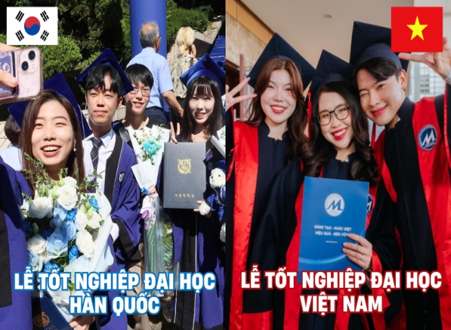 Lễ tốt nghiệp đại học Hàn Quốc và Việt Nam - khám phá những điểm tương đồng và khác biệt