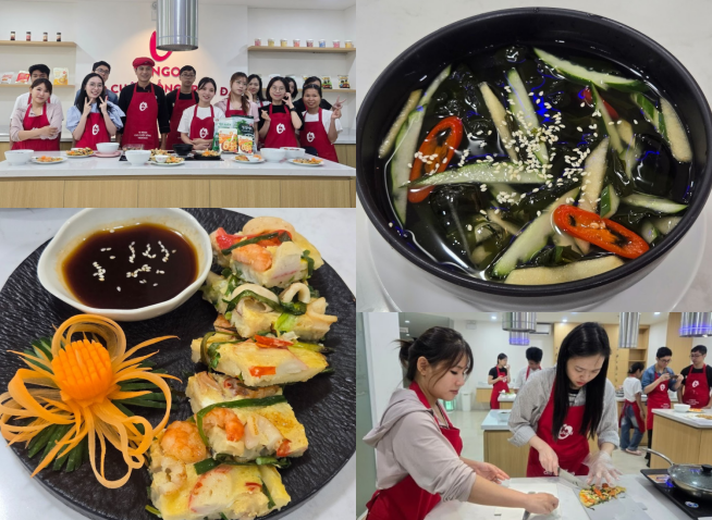 Lớp học trải nghiệm nấu món ăn Hàn Quốc cùng O’Food Việt Nam: Pajeon & Miyeok Naengguk