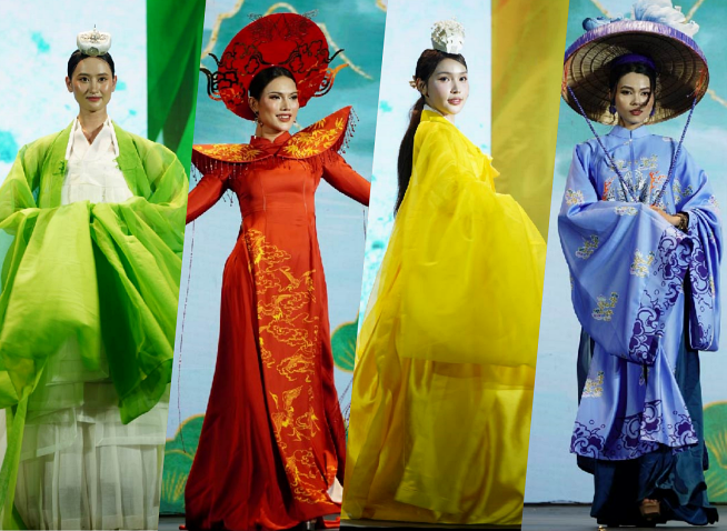 Giao thoa văn hóa Hàn - Việt qua ngôn ngữ thời trang tại Tuần lễ Quảng bá Hanbok 2024