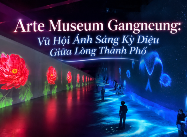 Arte Museum Gangneung: Vũ Hội Ánh Sáng Diệu Kỳ Giữa Lòng Thành Phố