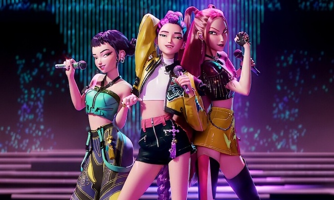 Phim hoạt hình “KPop Demon Hunters” đứng đầu bảng xếp hạng toàn cầu của Netflix