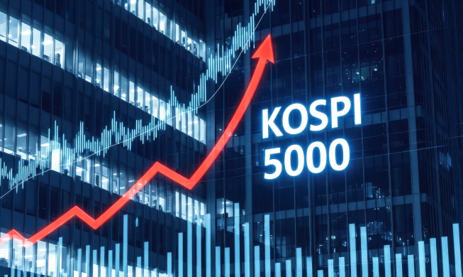 Chỉ số KOSPI vượt mốc 5.000 điểm, lập kỷ lục chưa từng có trong lịch sử