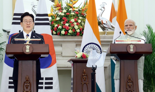 Hội đàm thượng đỉnh Hàn–Ấn: “Đối tác tối ưu, hướng tới tăng gấp đôi kim ngạch thương mại”