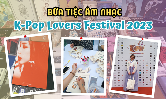 Mãn nhãn với bữa tiệc âm nhạc “K-pop Lovers Festival 2023”  giữa lòng thủ đô Hà Nội