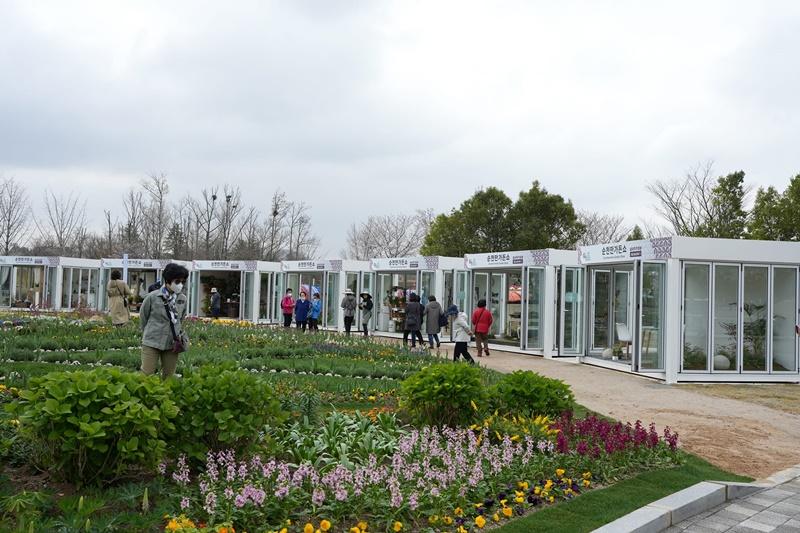 Hình ảnh chụp địa điểm tổ chức Triển lãm Vườn quốc tế Vịnh Suncheon 2023 vào ngày 25/03 vừa qua. (Ảnh: Trang Facebook của Triển lãm Vườn quốc tế Vịnh Suncheon)