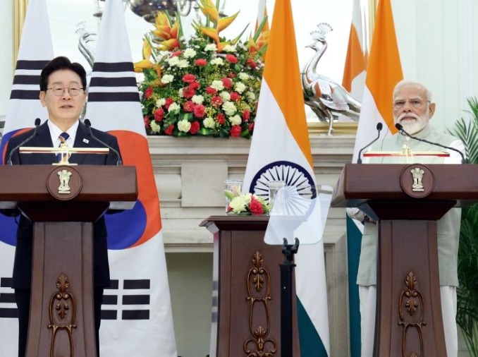 Hội đàm thượng đỉnh Hàn–Ấn: “Đối tác tối ưu, hướng tới tăng gấp đôi kim ngạch thương mại”